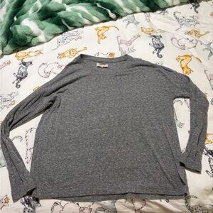 Madewell Charcoal Knit Top